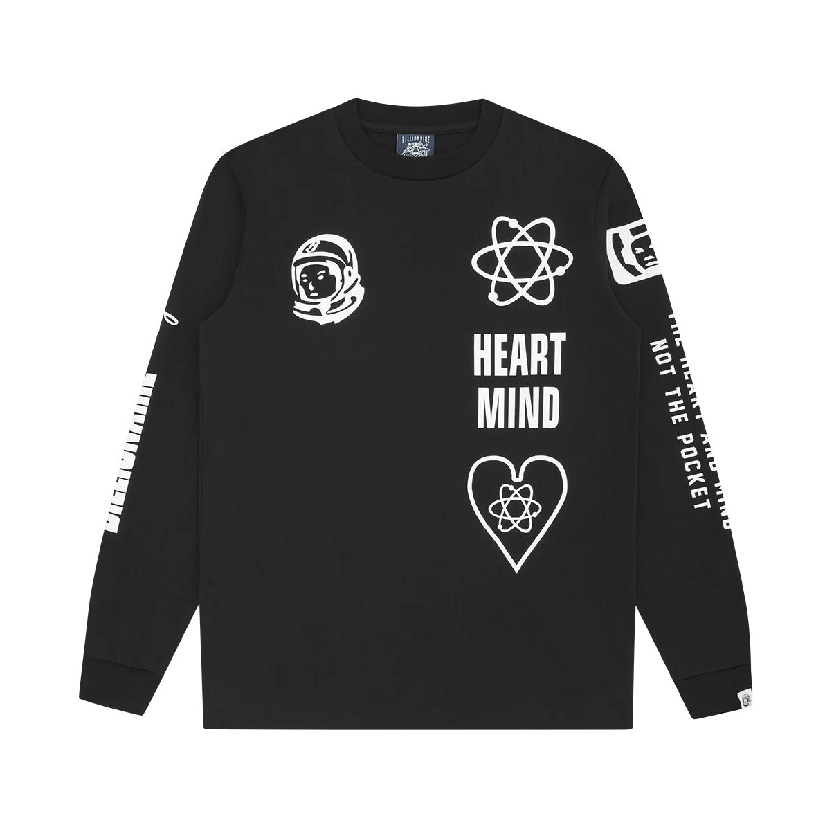 BBC Multi Print Long Sleeve T-Shirt - Black - Escape Menswear