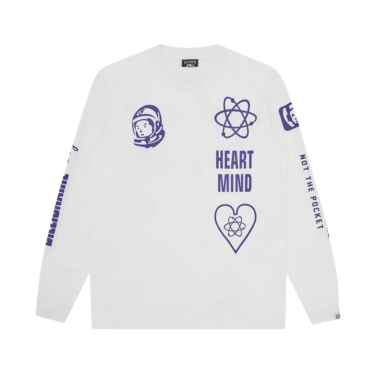 BBC Multi Print Long Sleeve T-Shirt - White - Escape Menswear