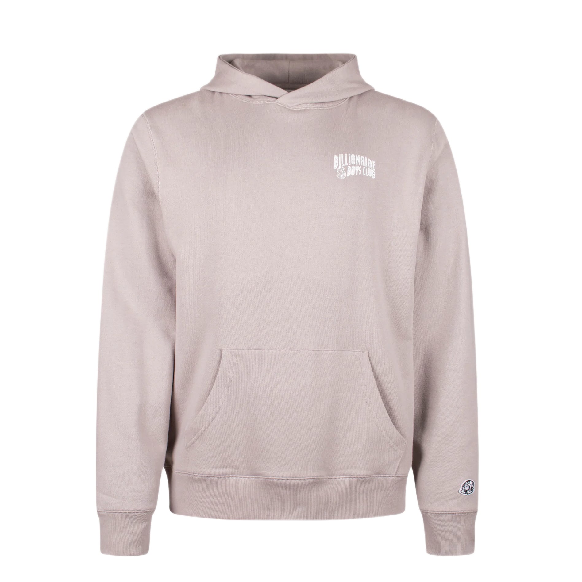 BBC Small Arch Logo Popover Hoodie - Flat Grey - Escape Menswear