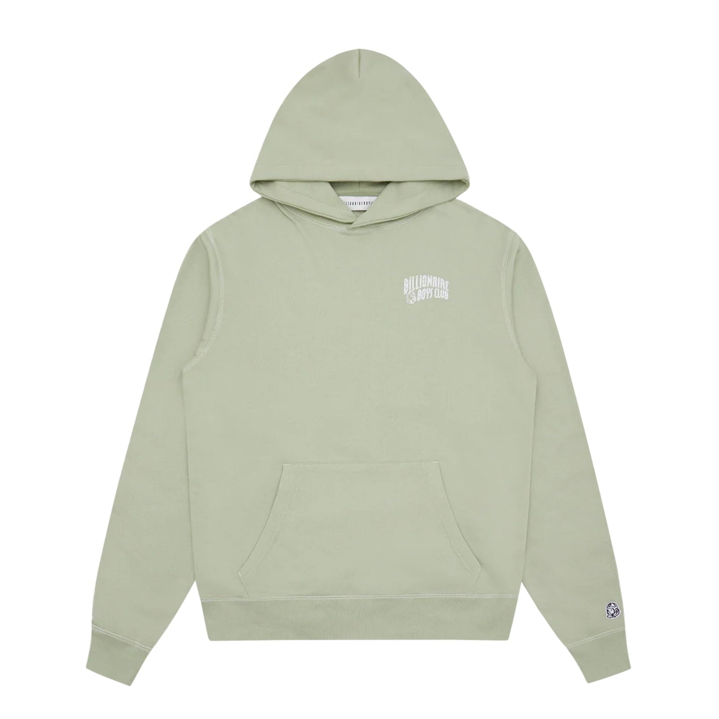 BBC Small Arch Logo Popover Hoodie - Pistachio - Escape Menswear