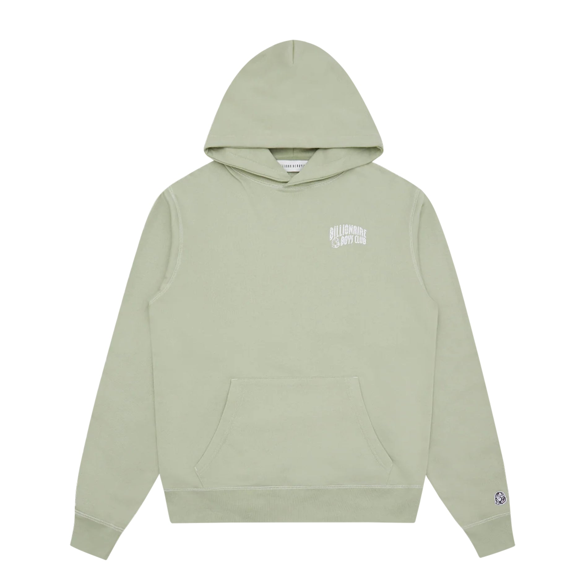 BBC Small Arch Logo Popover Hoodie - Pistachio - Escape Menswear