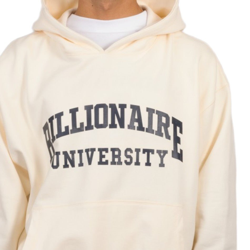 BBC University Popover Hoodie - Off White - Escape Menswear