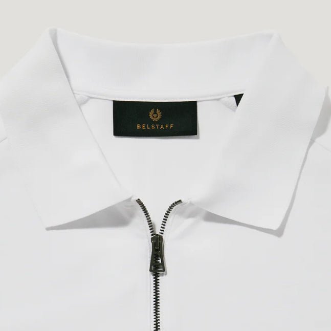 Belstaff Alloy Polo Shirt - White - Escape Menswear