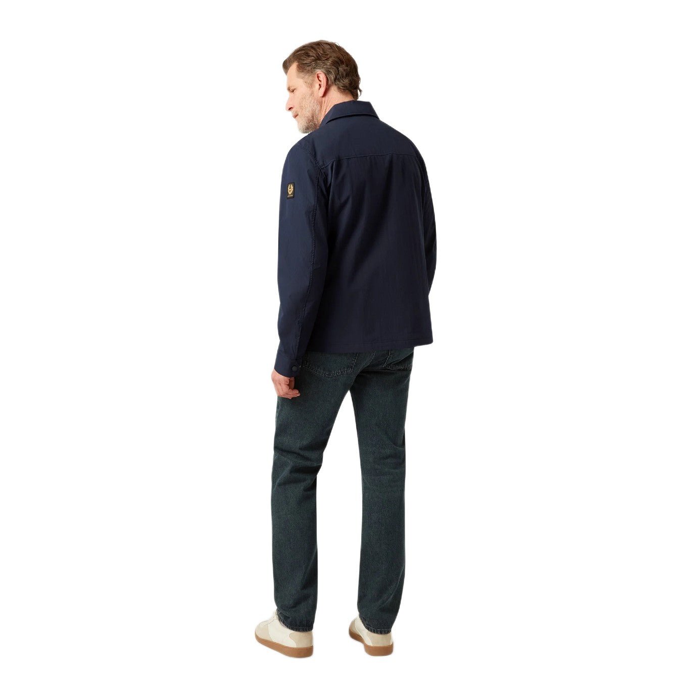 Belstaff Cargo Cotton Overshirt - Dark Ink - Escape Menswear