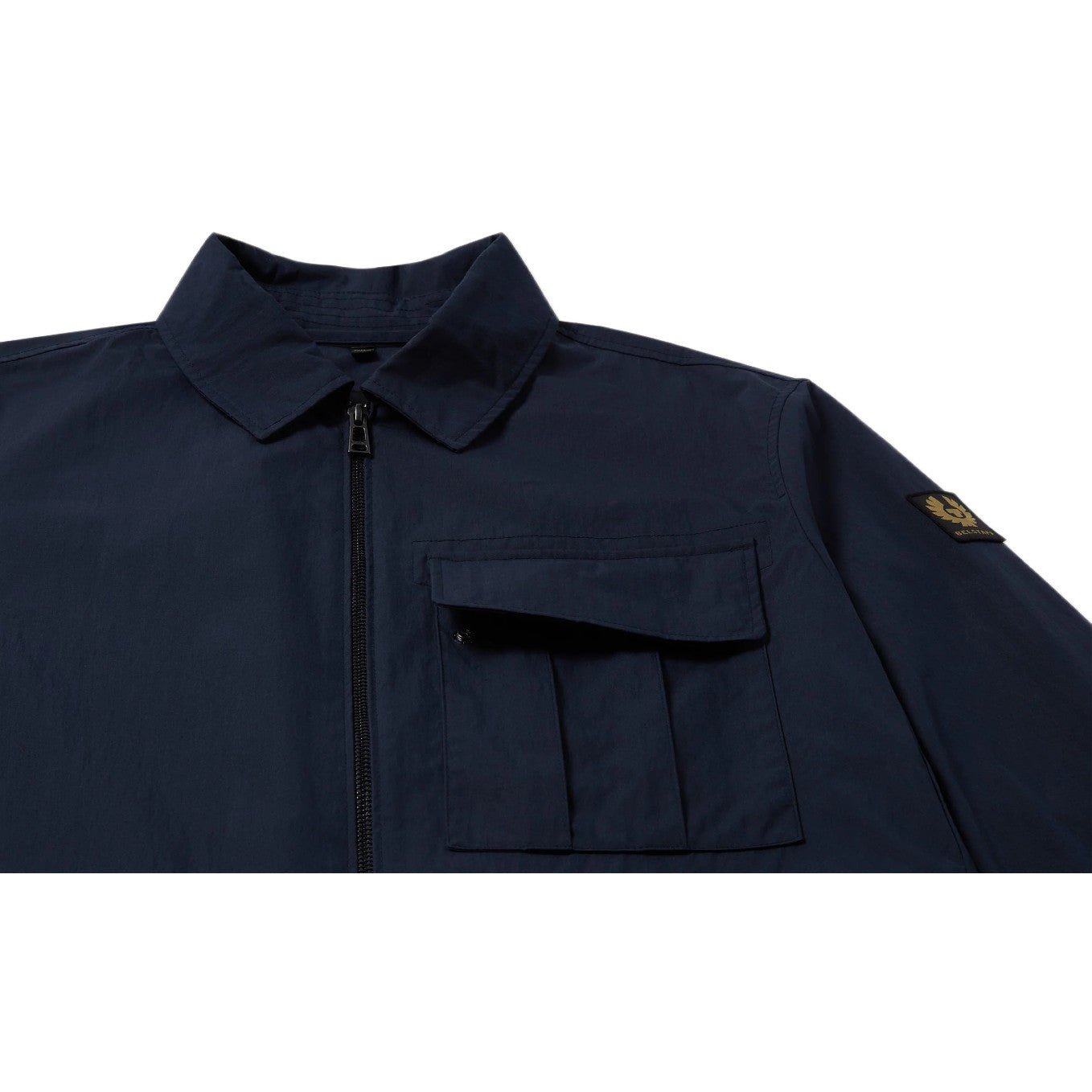 Belstaff Cargo Cotton Overshirt - Dark Ink - Escape Menswear