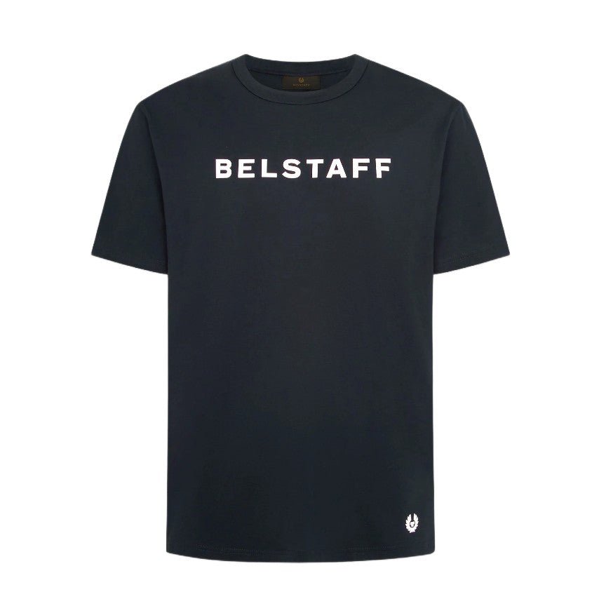 Belstaff Chest Logo T-Shirt - Dark Ink - Escape Menswear