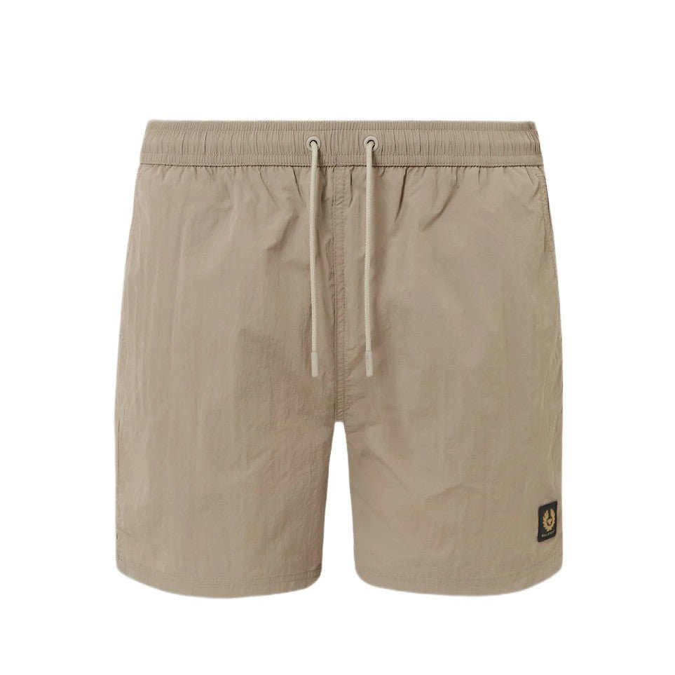 Belstaff Clipper Nylon Swimshort - Dark Sand - Escape Menswear