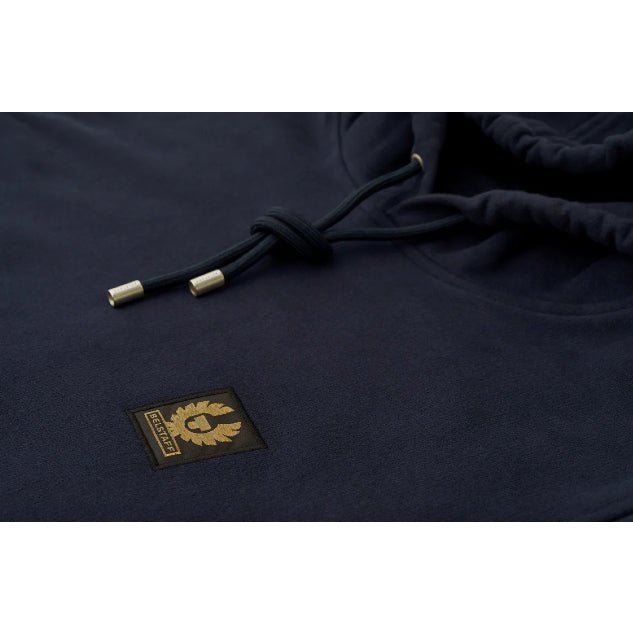 Belstaff Cotton Fleece Hoodie - Dark Ink - Escape Menswear