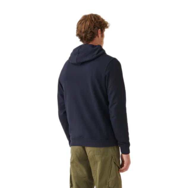 Belstaff Cotton Fleece Hoodie - Dark Ink - Escape Menswear