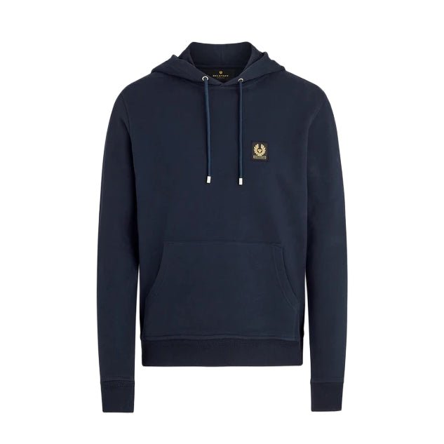 Belstaff Cotton Fleece Hoodie - Dark Ink - Escape Menswear