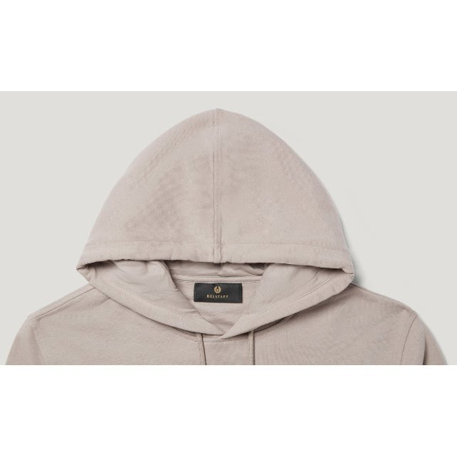 Belstaff Cotton Fleece Hoodie - Pumice - Escape Menswear