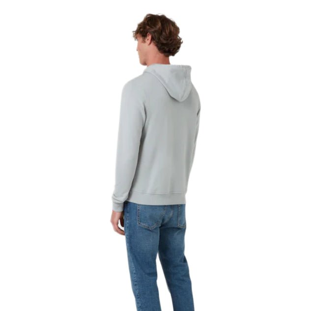 Belstaff Cotton Fleece Hoodie - Quarry Blue - Escape Menswear