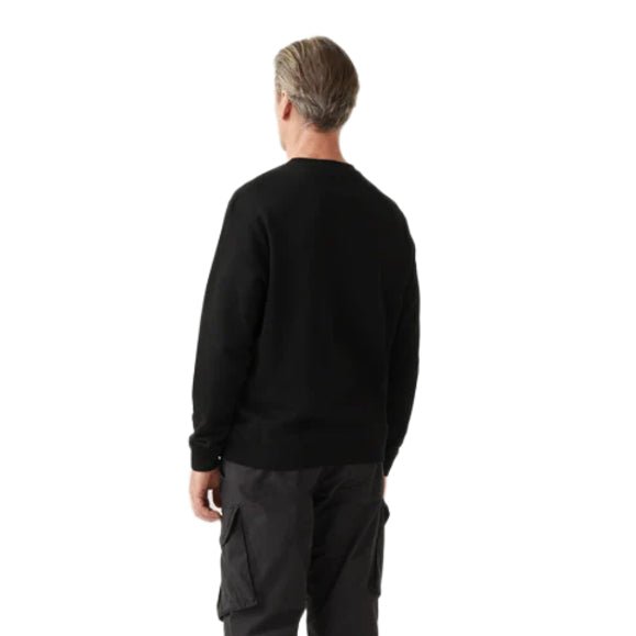 Belstaff Cotton Fleece Sweatshirt - Black - Escape Menswear