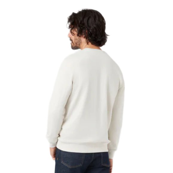 Belstaff Cotton Fleece Sweatshirt - Silver Birch - Escape Menswear