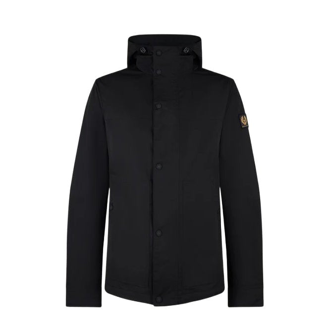 Belstaff Cover Cotton Gabardine Jacket - Black - Escape Menswear