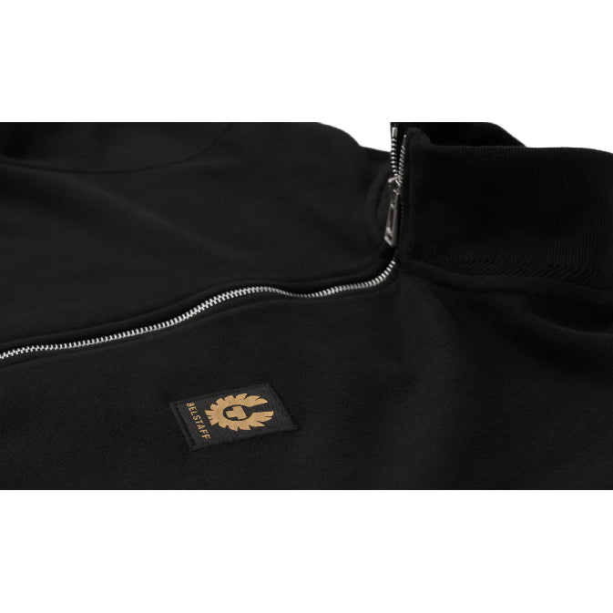 Belstaff Full Zip Sweatshirt - Black - Escape Menswear