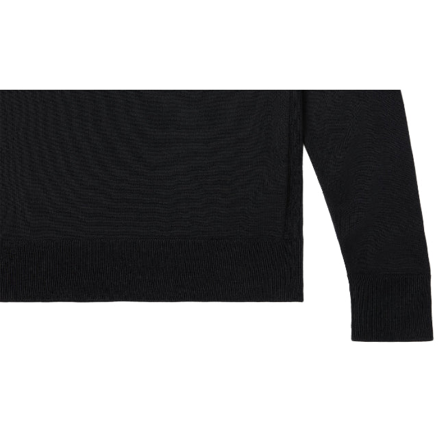 Belstaff Kyle Merino Wool Polo Shirt - Black - Escape Menswear