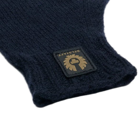 Belstaff Lambswool Watch Gloves - Dark Navy - Escape Menswear