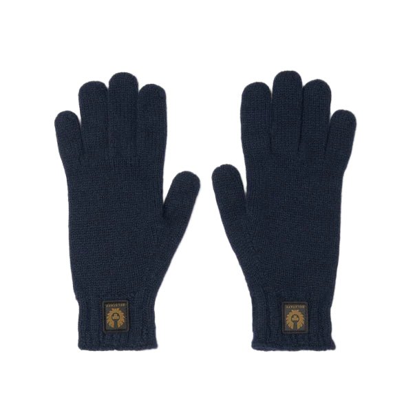 Belstaff Lambswool Watch Gloves - Dark Navy - Escape Menswear