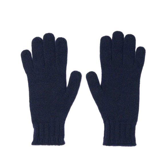 Belstaff Lambswool Watch Gloves - Dark Navy - Escape Menswear
