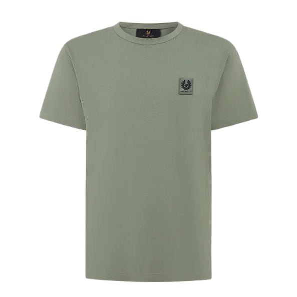 Belstaff Logo T-Shirt - Sage Green - Escape Menswear