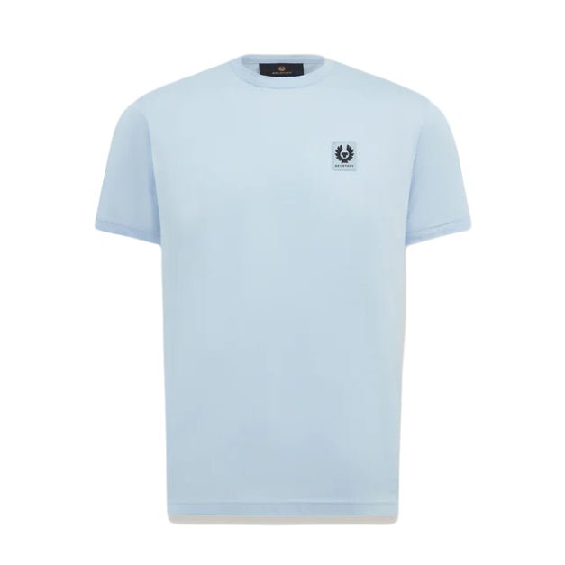 Belstaff Logo T-Shirt - Sky Blue - Escape Menswear