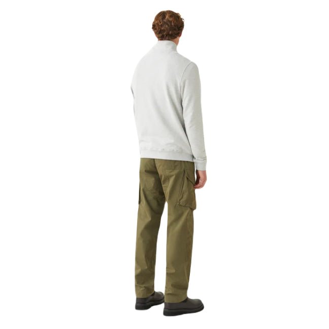 Belstaff Quarter Zip Sweatshirt - Moonbeam - Escape Menswear
