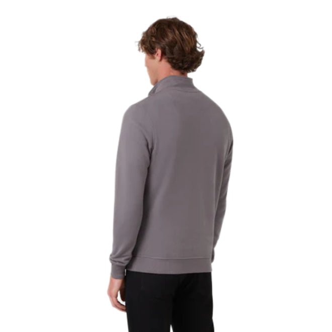 Belstaff Quarter Zip Sweatshirt - Tornado Grey - Escape Menswear