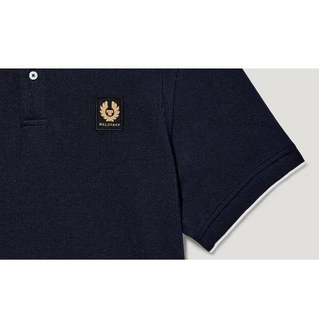 Belstaff Tipped Polo Shirt - Dark Ink - Escape Menswear