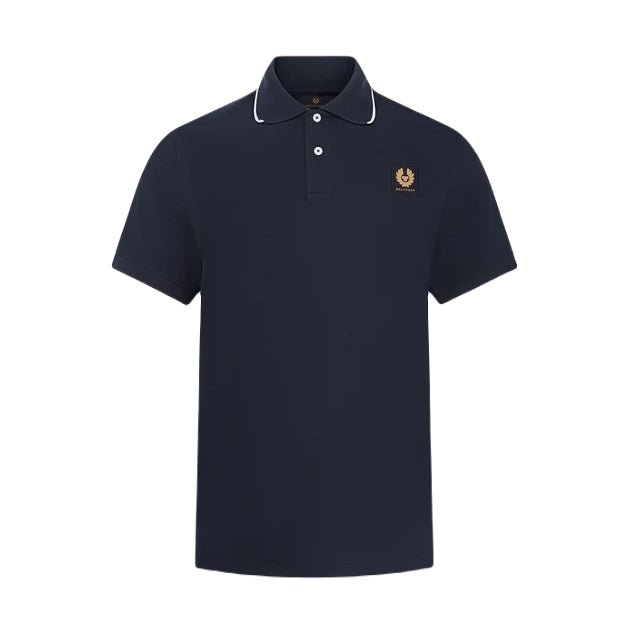 Belstaff Tipped Polo Shirt - Dark Ink - Escape Menswear