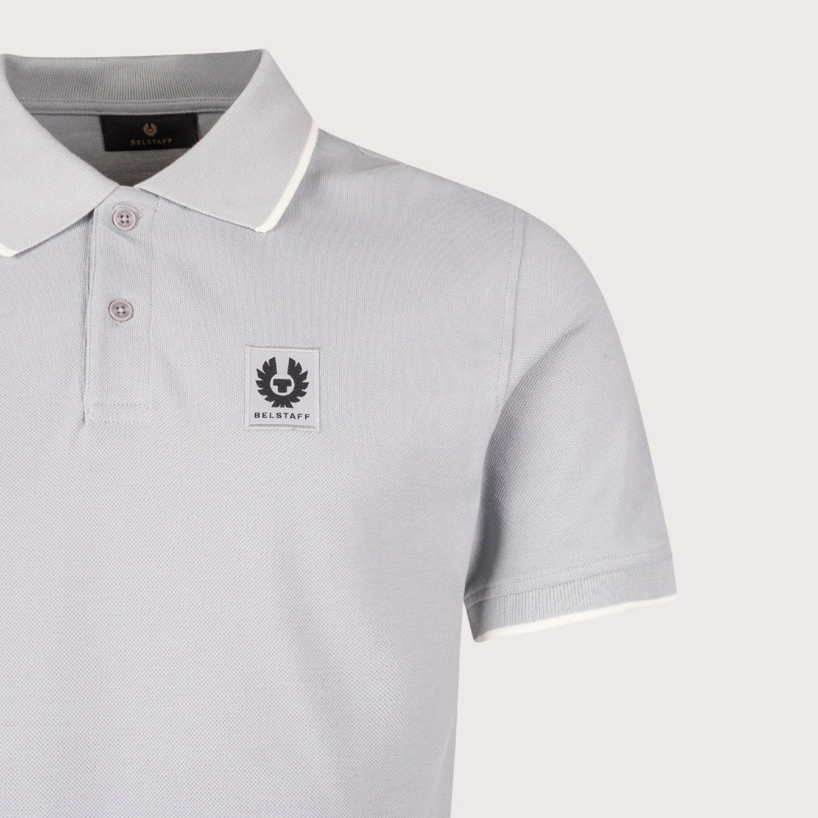 Belstaff Tipped Polo Shirt - Quarry Blue - Escape Menswear