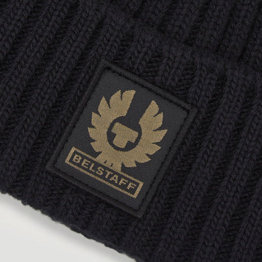 Belstaff Watch Beanie Hat - Black - Escape Menswear