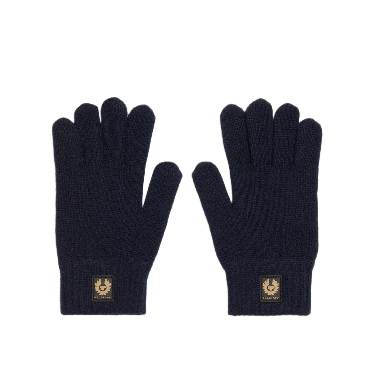 Belstaff Watch Wool Cashmere Blend Gloves - Dark Ink - Escape Menswear