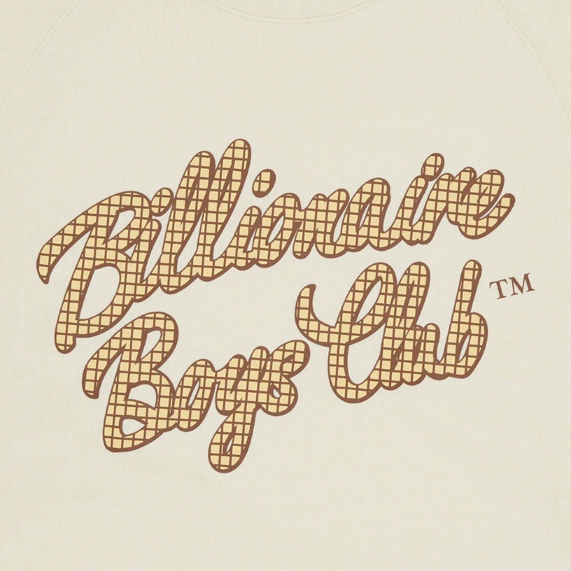 Billionaire Boys Club Script Logo Sweatshirt - Ecru - Escape Menswear