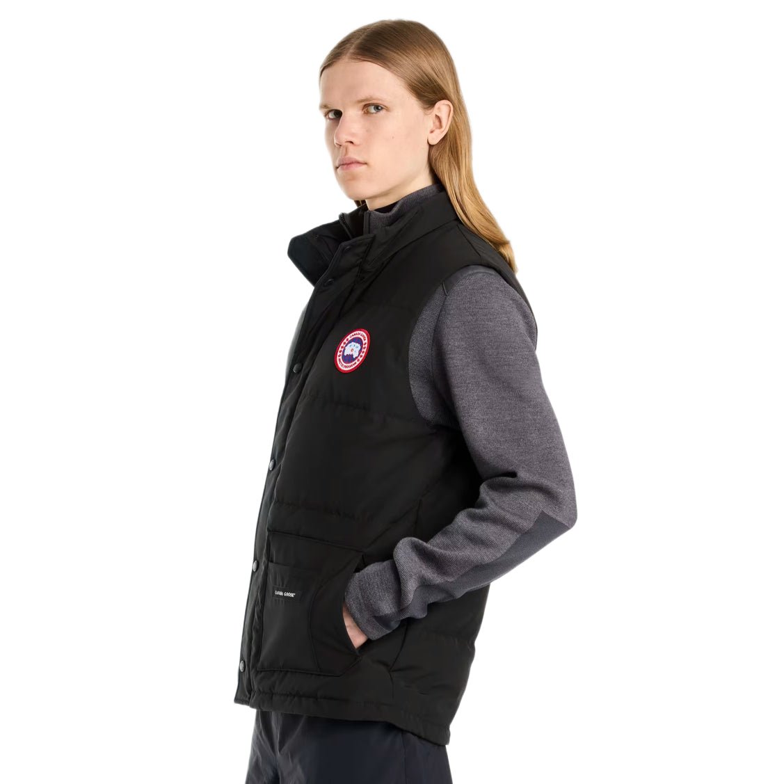 Canada Goose Freestyle Crew Gilet - 9061 Black - Escape Menswear