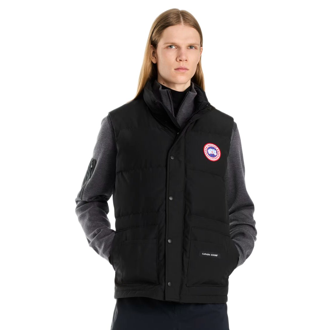 Canada Goose Freestyle Crew Gilet - 9061 Black - Escape Menswear