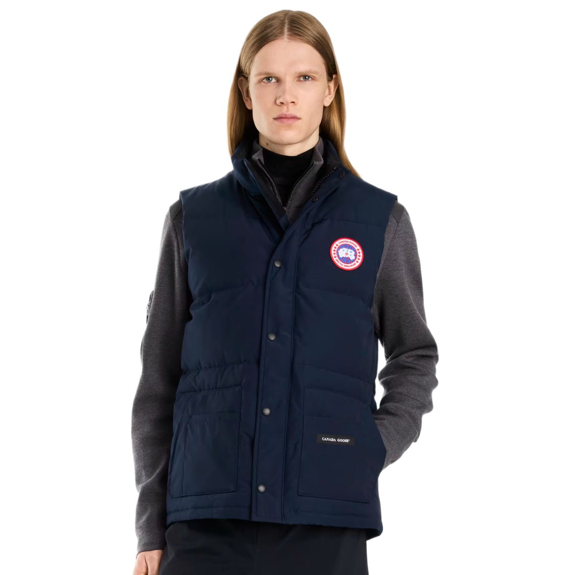 Canada Goose Freestyle Crew Gilet - 9063 Atlantic Navy - Escape Menswear