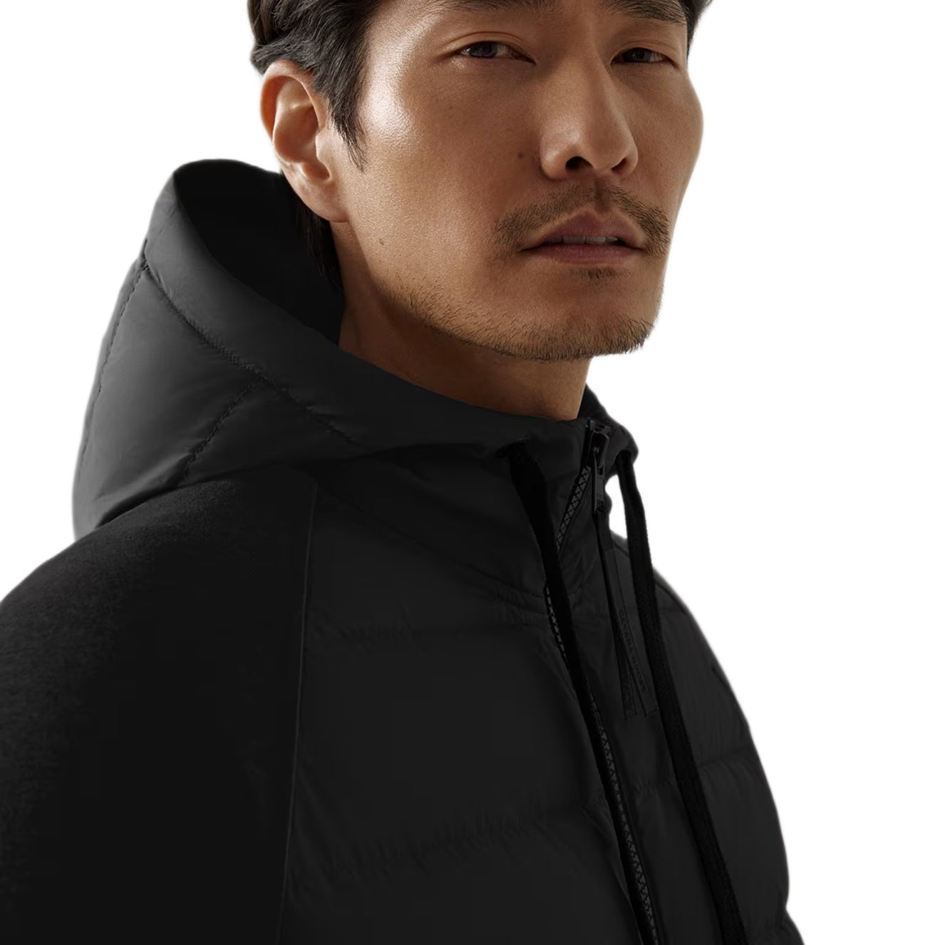 Canada Goose HyBridge® Huron Full Zip Hood Jacket - 9061 Black - Escape Menswear