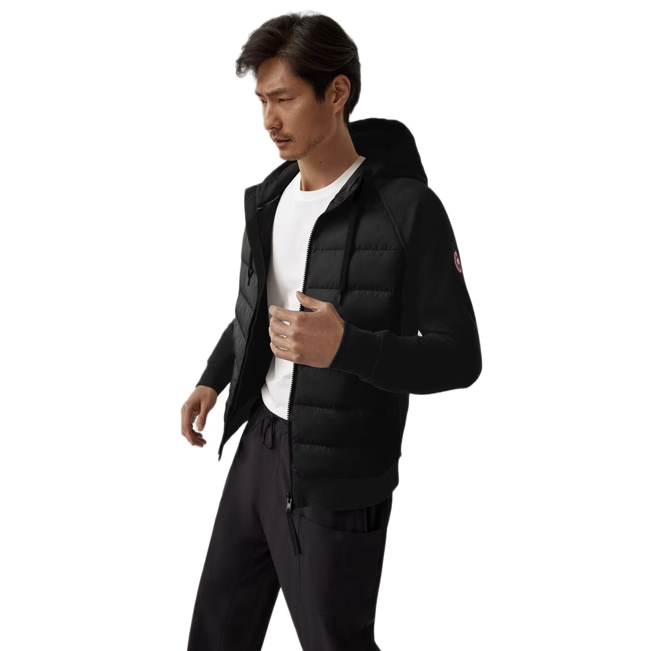 Canada Goose HyBridge® Huron Full Zip Hood Jacket - 9061 Black - Escape Menswear