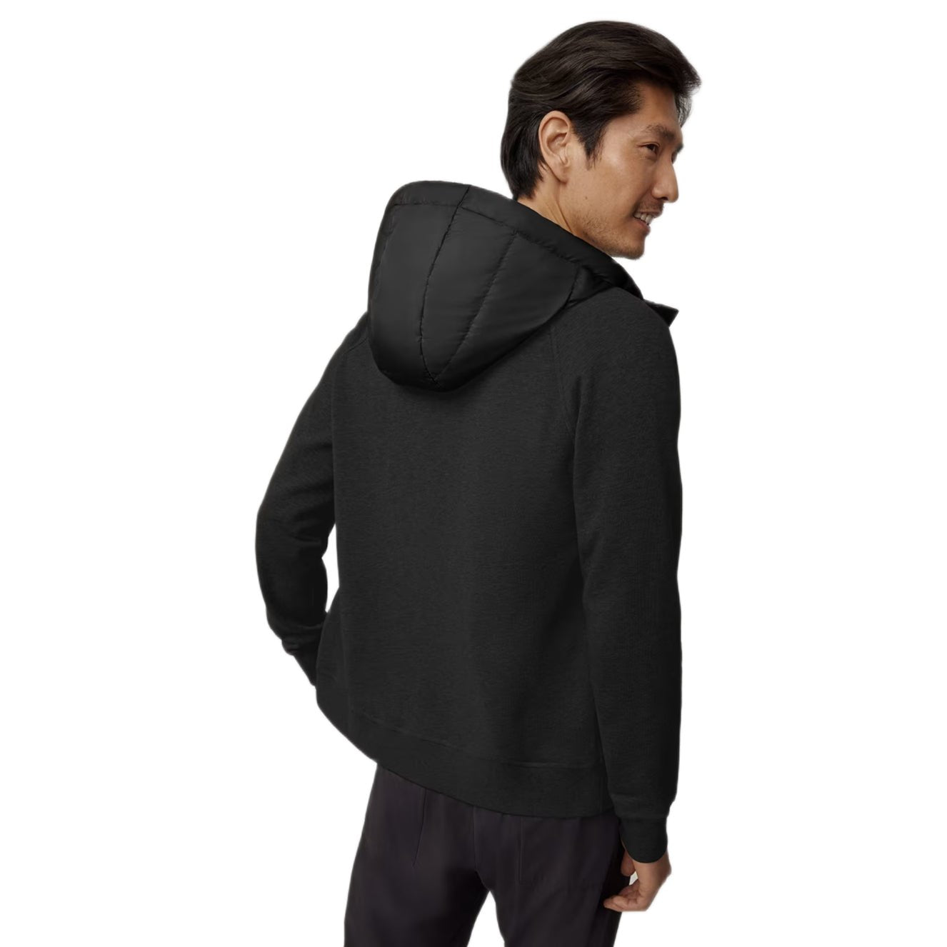 Canada Goose HyBridge® Huron Full Zip Hood Jacket - 9061 Black - Escape Menswear