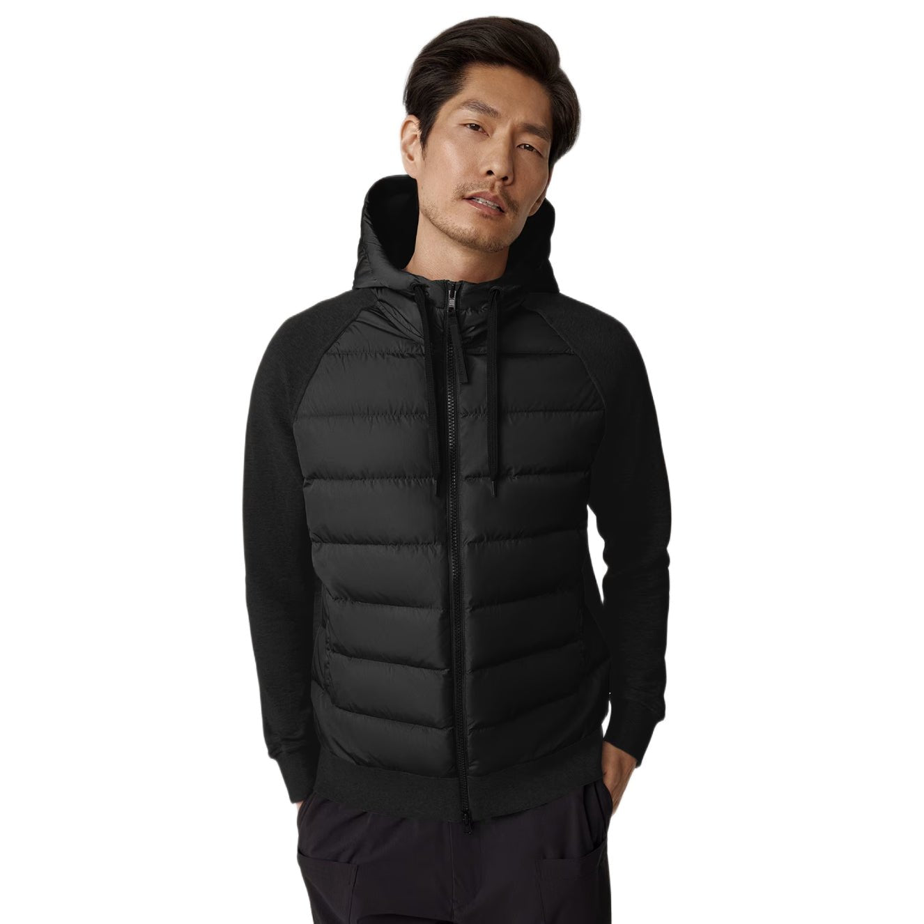 Canada Goose HyBridge® Huron Full Zip Hood Jacket - 9061 Black - Escape Menswear