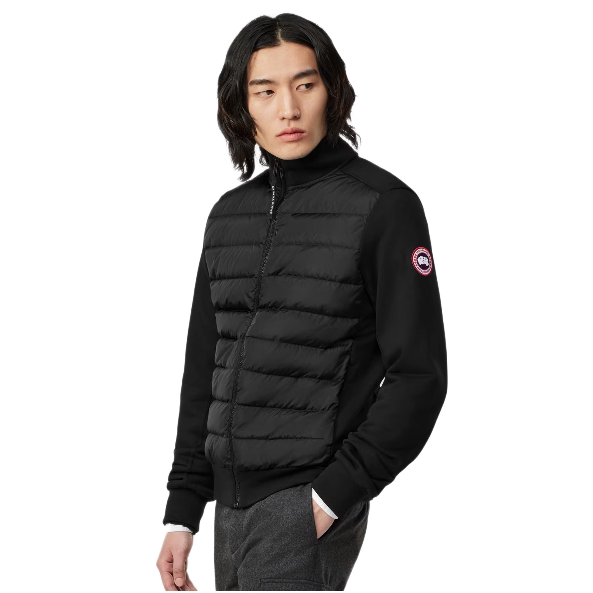 Canada Goose HyBridge® Huron Full - Zip Jacket - 9061 Black - Escape Menswear