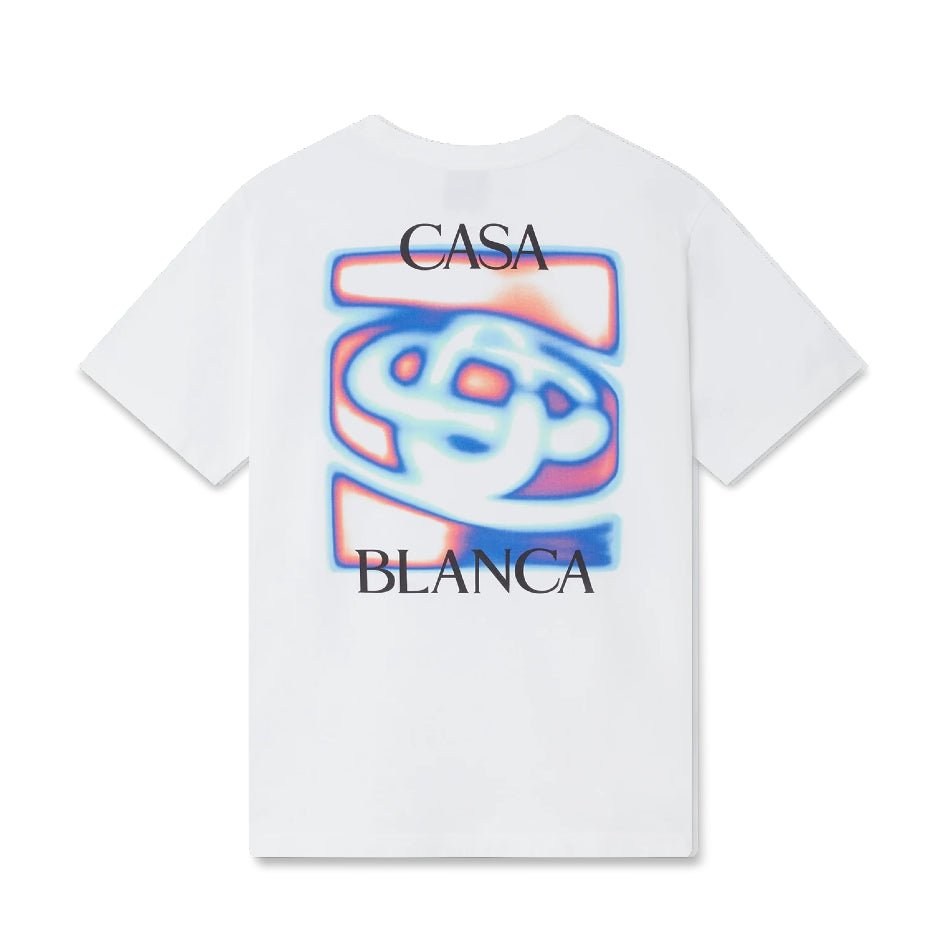 Casablanca Heat Map Logo T-Shirt - White - Escape Menswear