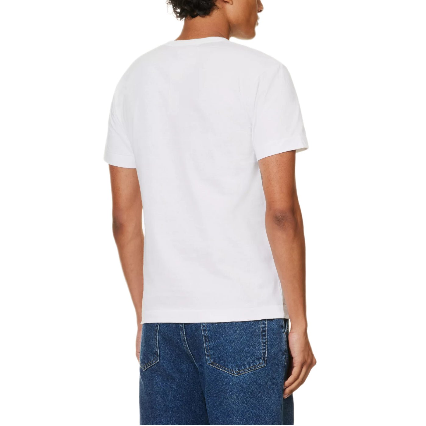 Comme des Garçons Play Camouflage Two Heats Logo T-Shirt - White - Escape Menswear