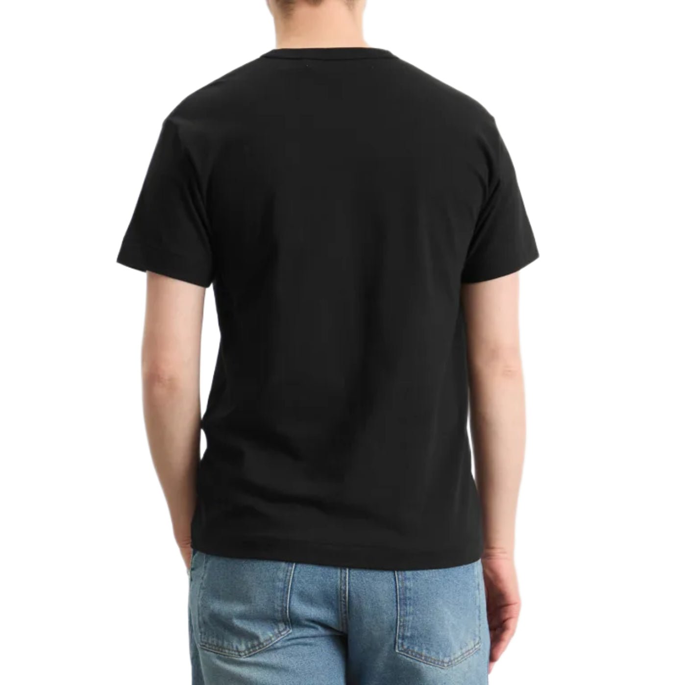 Comme des Garçons Play Heart Logo T-Shirt - Black - Escape Menswear
