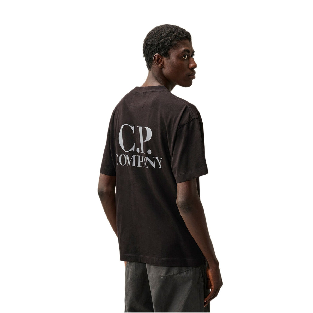CP Company 30/1 Jersey Comfort T-Shirt - 999 Black - Escape Menswear