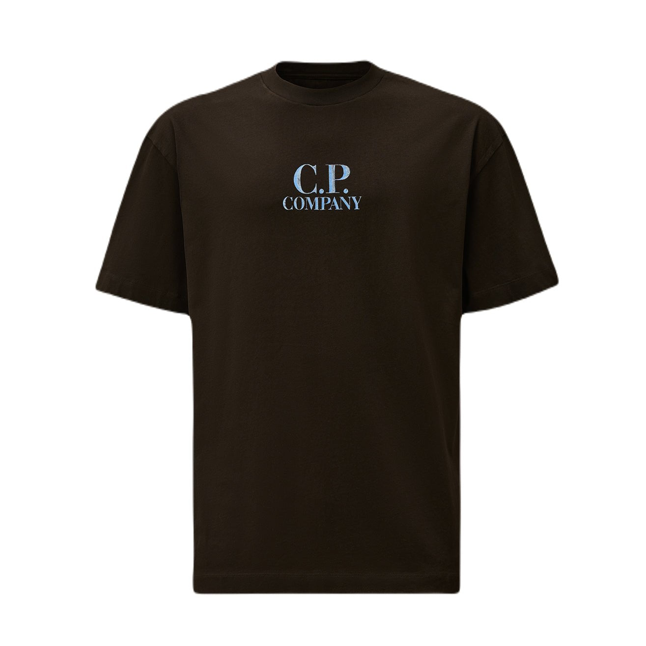 CP Company 30/1 Jersey Logo T-Shirt - 999 Black - Escape Menswear