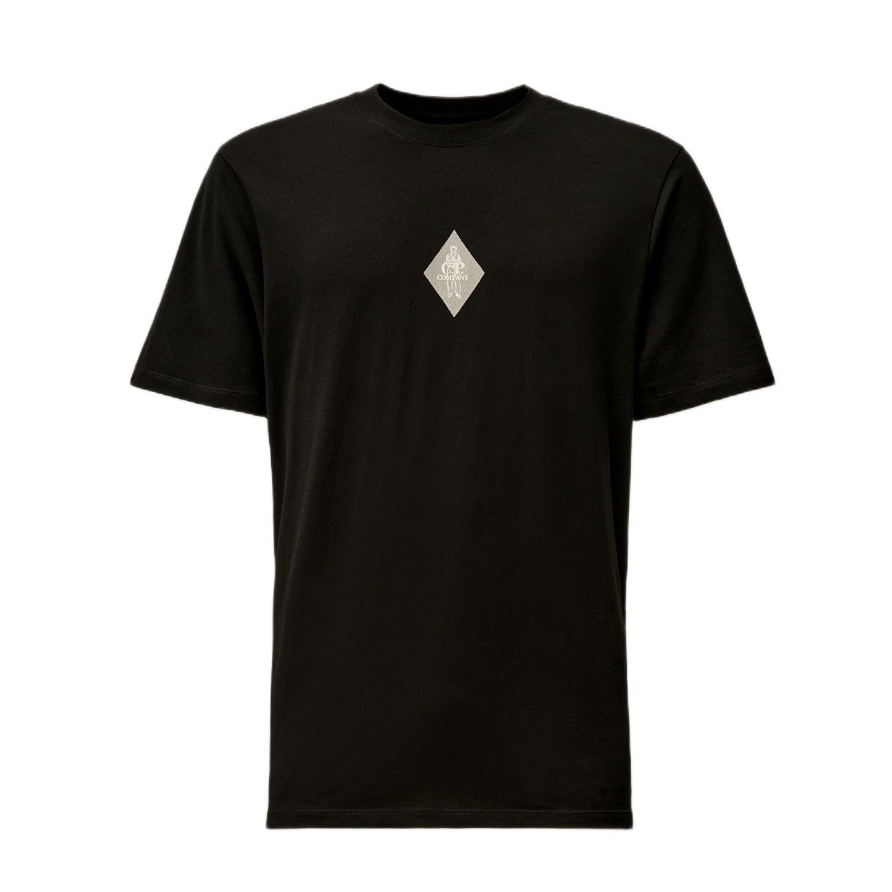 CP Company British Sailor Logo T-Shirt - 999 Black - Escape Menswear