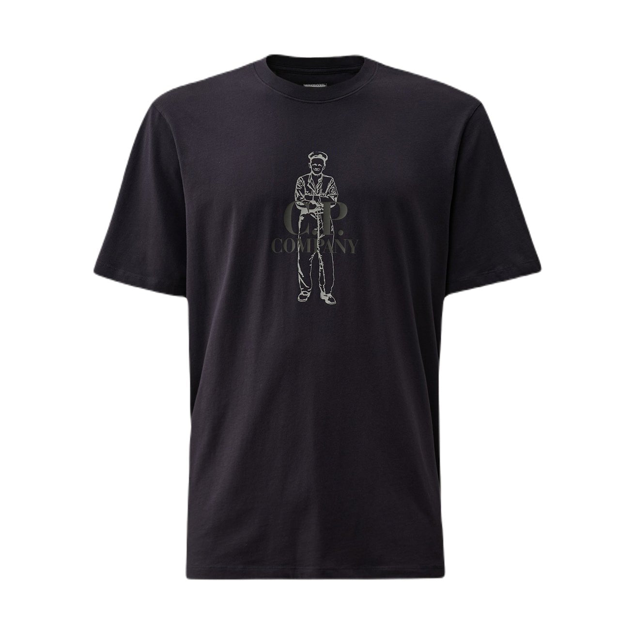 C.P. Company British Sailor T-Shirt - 888 Total Eclipse - Escape Menswear