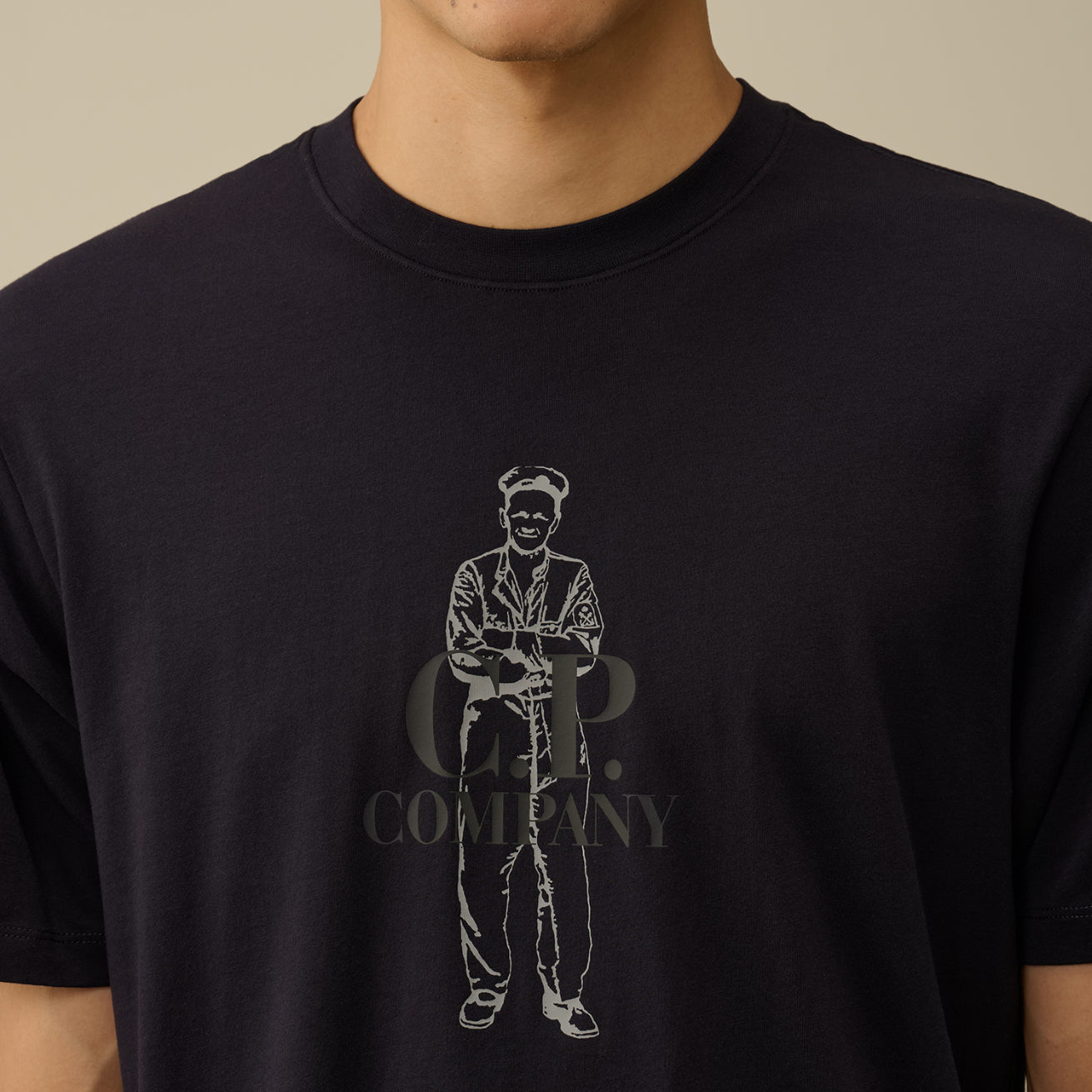 C.P. Company British Sailor T-Shirt - 888 Total Eclipse - Escape Menswear